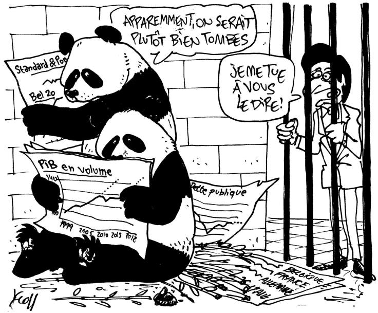 Le Soir 1 mars Standard & Poors note plutôt bien la Belgique et les indicateurs sont à nouveaux positifs ( PIB, dette ...)