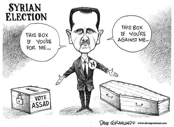 La boîte de gauche si vous votez pour moi, celle de droite si vous votez contre moi